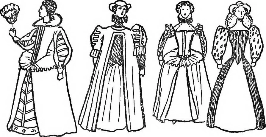 An illustration from English costume, 1907, leaf 508