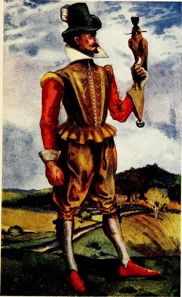An illustration from English costume, 1907, leaf 538