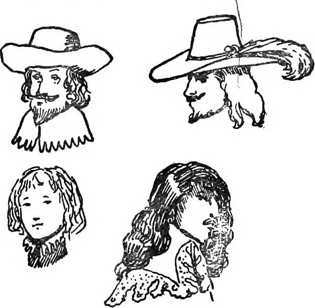 An illustration from English costume, 1907, leaf 555