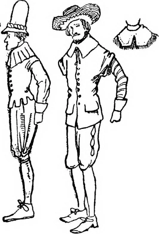 An illustration from English costume, 1907, leaf 594