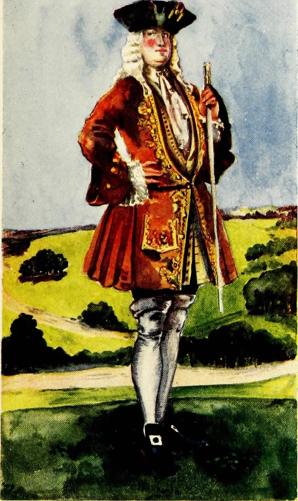 An illustration from English costume, 1907, leaf 688