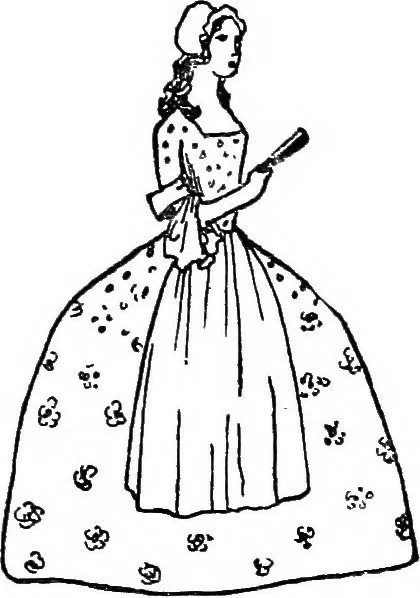 An illustration from English costume, 1907, leaf 698