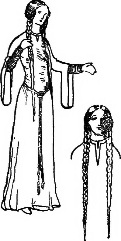 An illustration from English costume, 1907, leaf 74