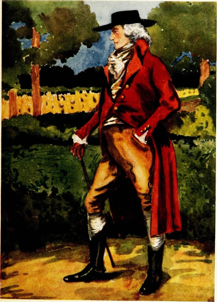An illustration from English costume, 1907, leaf 740