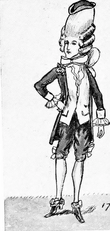 An illustration from English costume, 1907, leaf 751