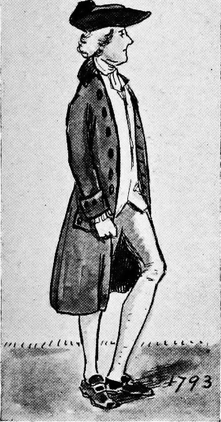 An illustration from English costume, 1907, leaf 754