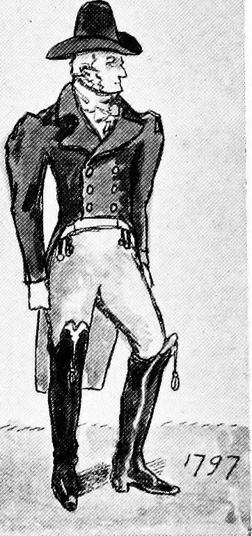 An illustration from English costume, 1907, leaf 755