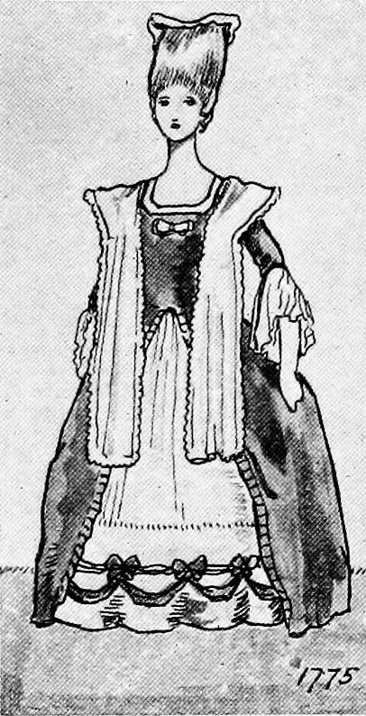 An illustration from English costume, 1907, leaf 757