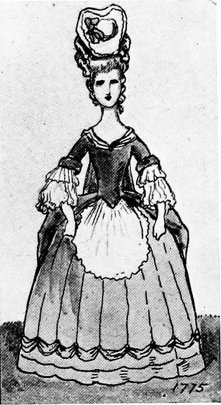 An illustration from English costume, 1907, leaf 757