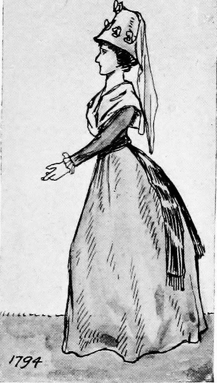 An illustration from English costume, 1907, leaf 760