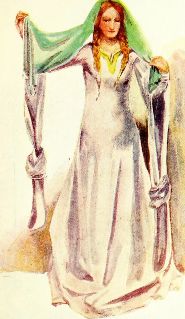 An illustration from English costume, 1907, leaf 98