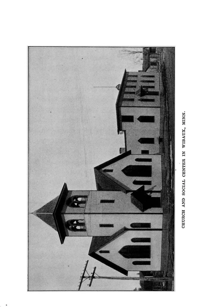 An illustration from The church and the people's play, 1915, leaf 280