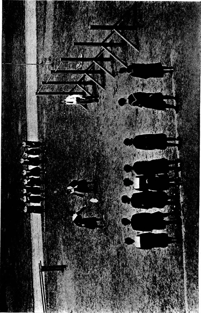 An illustration from Play, comprising games for the kindergarten, playground, schoolroom and college; how to coach and play girls' basket-ball, etc, 1918, leaf 159