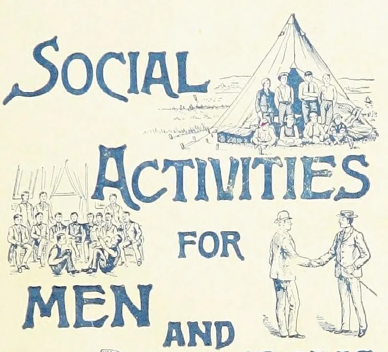 An illustration from Social activities for men and boys, 1919, leaf 0