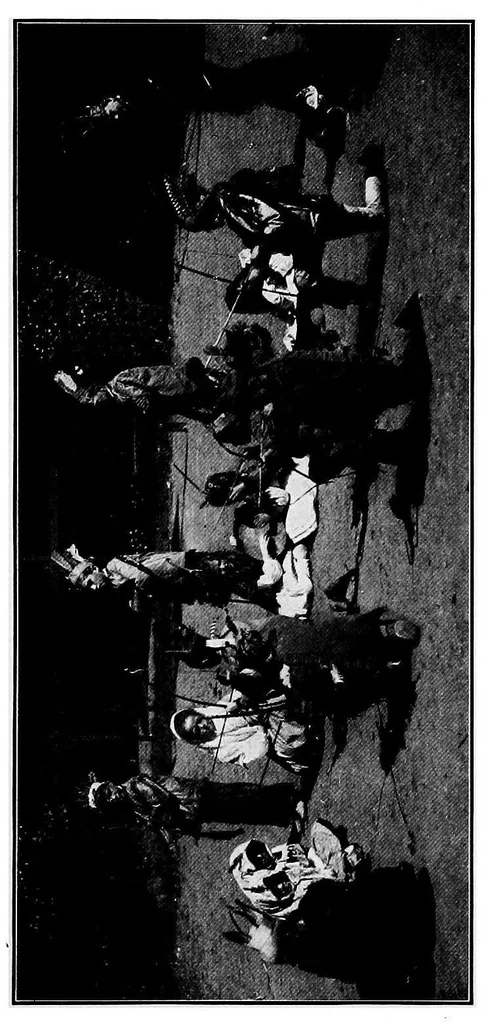 An illustration from Graded games and rhythmic exercises for primary schools (for the school room and playground), 1907, leaf 42