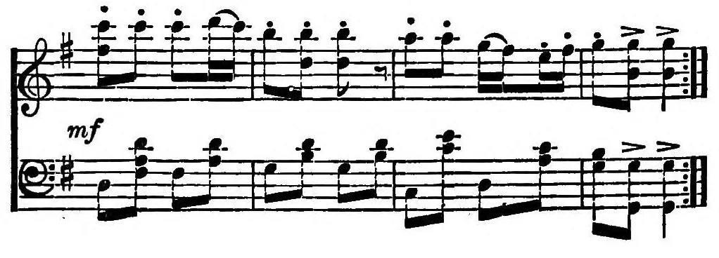 An illustration from Social games and group dances; a collection of games and dances suitable for community and social use, 1919, leaf 231