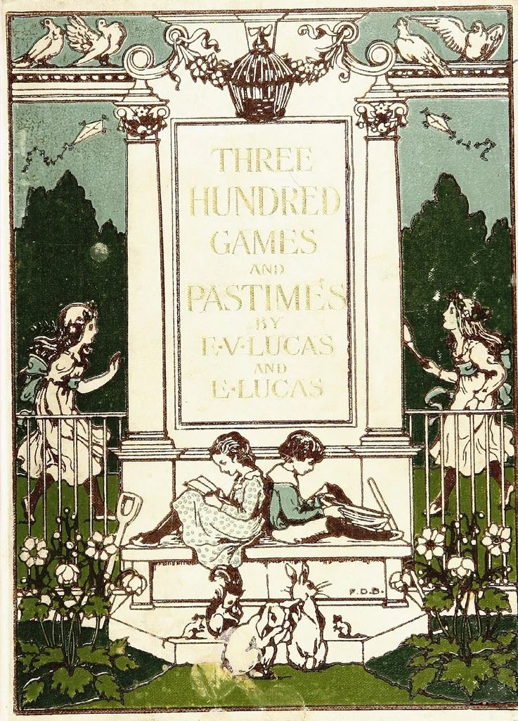 An illustration from Three hundred games and pastimes; or, What shall we do now? A book of suggestions for children's games and employments, 1903, leaf 0