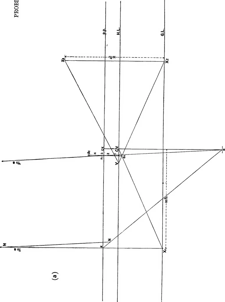 An illustration from Elementary perspective arranged to meet the requirements of architects, draughtmen, and students, 1913, leaf 107