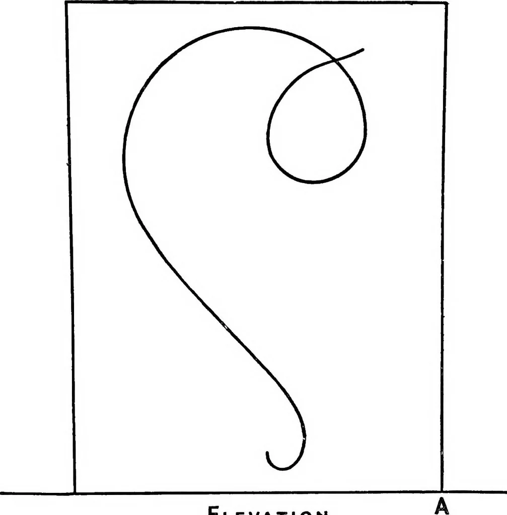 An illustration from Elementary perspective arranged to meet the requirements of architects, draughtmen, and students, 1913, leaf 121