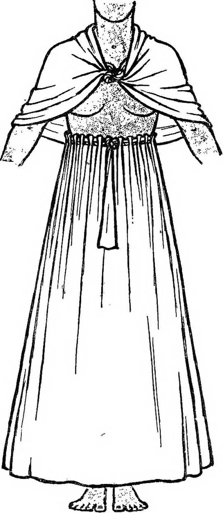An illustration from Ancient Egyptian, Assyrian, and Persian costumes and decorations, 1920, leaf 44