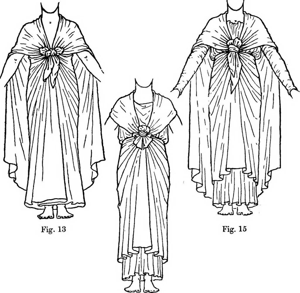 An illustration from Ancient Egyptian, Assyrian, and Persian costumes and decorations, 1920, leaf 48
