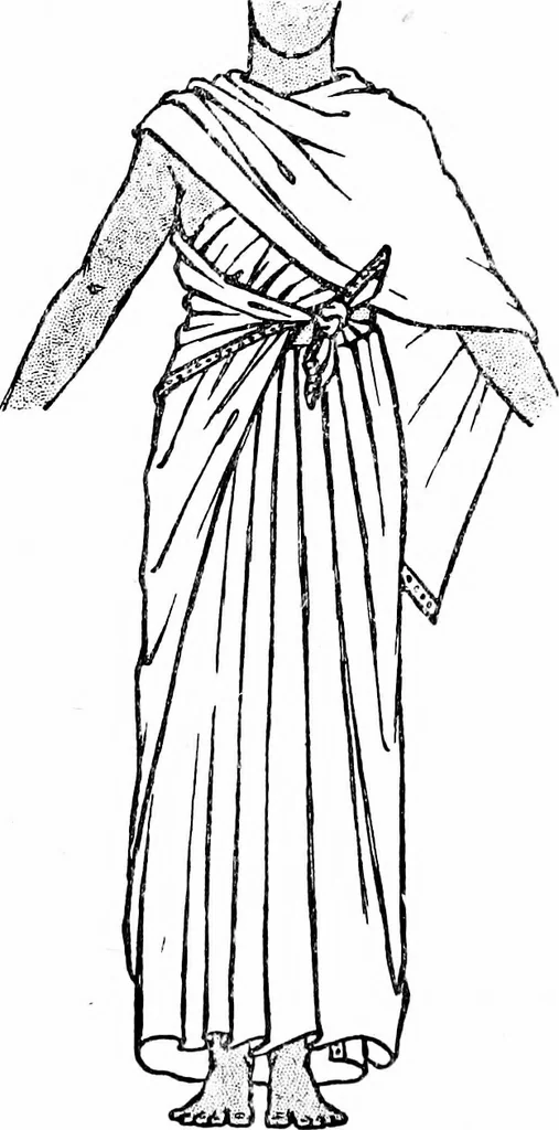 An illustration from Ancient Egyptian, Assyrian, and Persian costumes and decorations, 1920, leaf 49