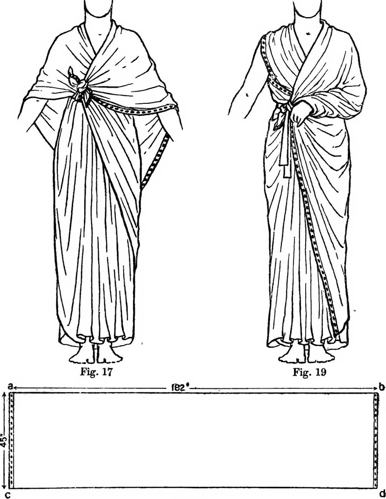 An illustration from Ancient Egyptian, Assyrian, and Persian costumes and decorations, 1920, leaf 52
