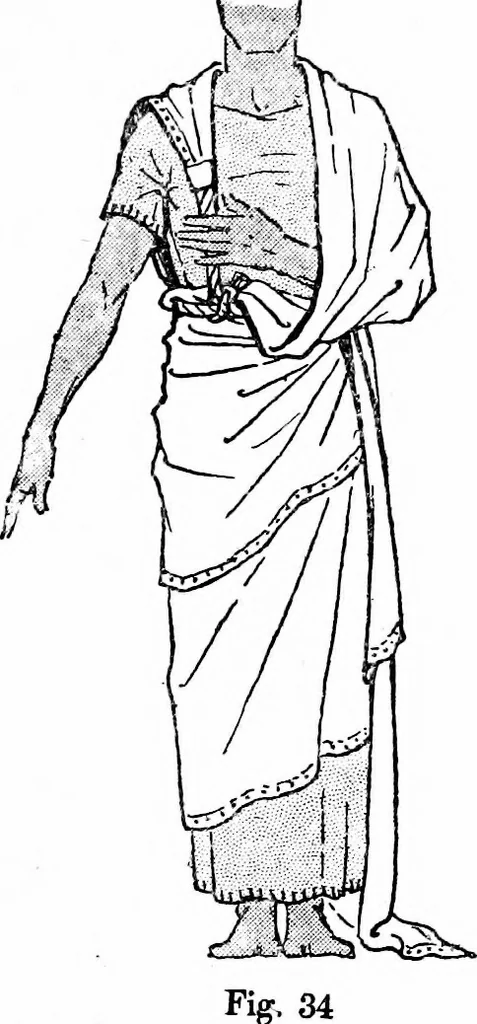 An illustration from Ancient Egyptian, Assyrian, and Persian costumes and decorations, 1920, leaf 82
