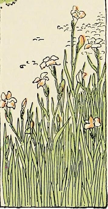 An illustration from A garden in pink, 1905, leaf 33