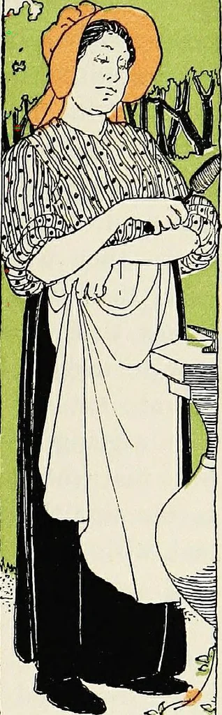 An illustration from A garden in pink, 1905, leaf 85