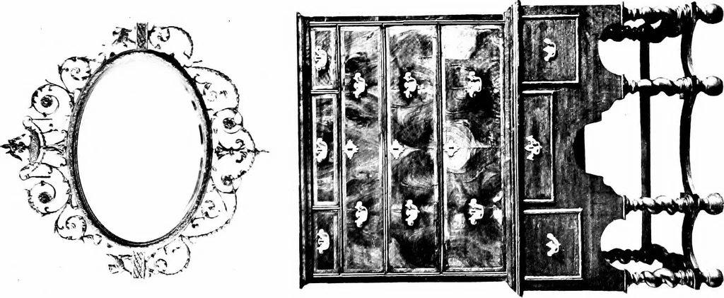 An illustration from The house beautiful and useful; being practical suggestions on furnishing and decoration, 1907, leaf 108