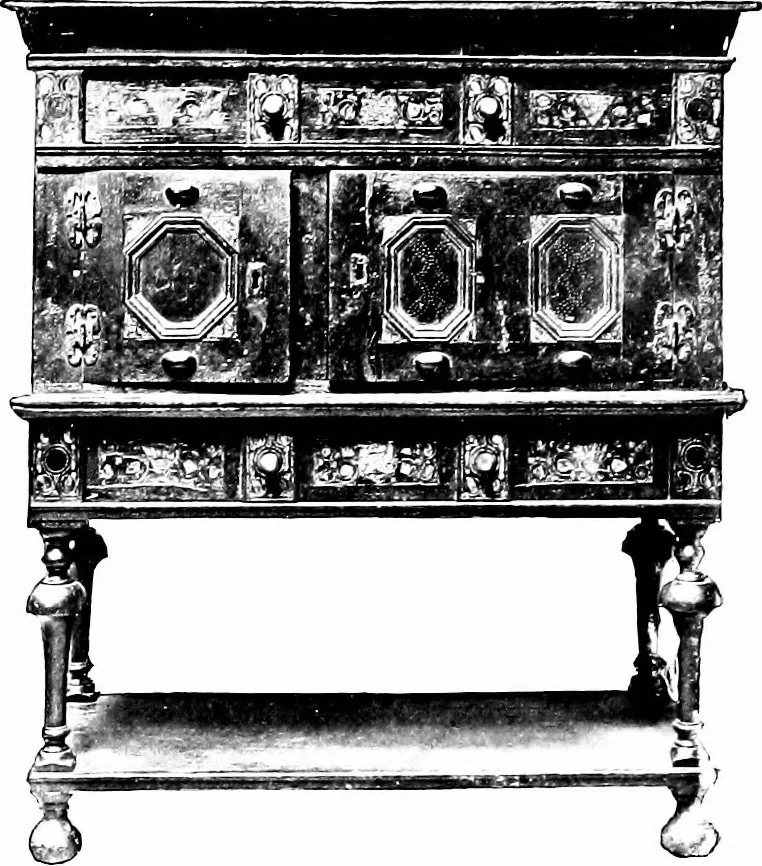 An illustration from The house beautiful and useful; being practical suggestions on furnishing and decoration, 1907, leaf 121
