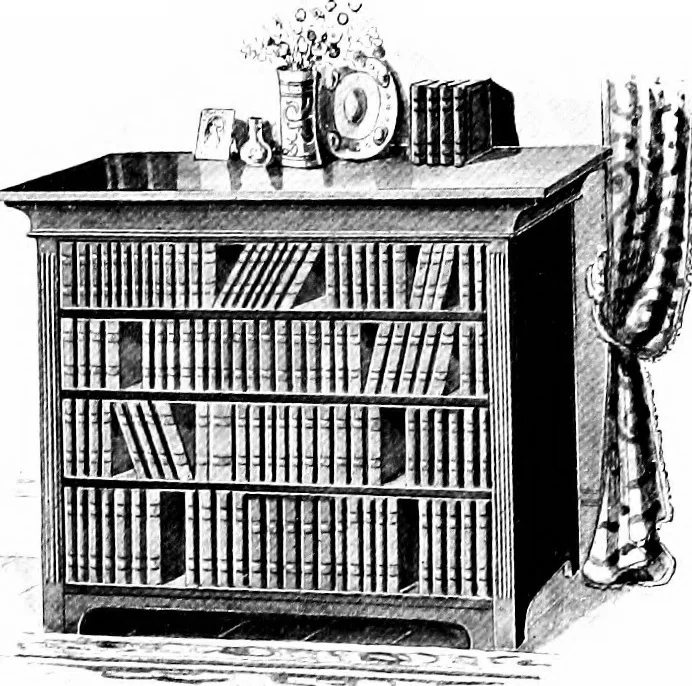 An illustration from The house beautiful and useful; being practical suggestions on furnishing and decoration, 1907, leaf 144