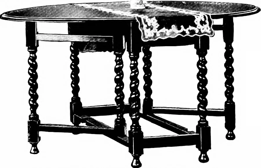 An illustration from The house beautiful and useful; being practical suggestions on furnishing and decoration, 1907, leaf 144