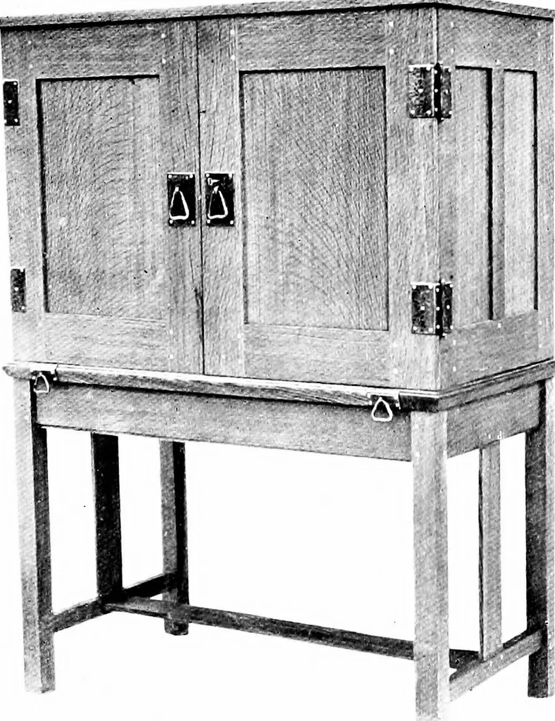 An illustration from The house beautiful and useful; being practical suggestions on furnishing and decoration, 1907, leaf 150