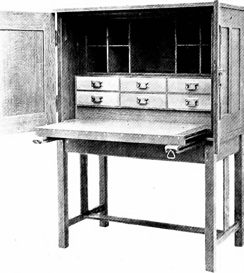 An illustration from The house beautiful and useful; being practical suggestions on furnishing and decoration, 1907, leaf 150