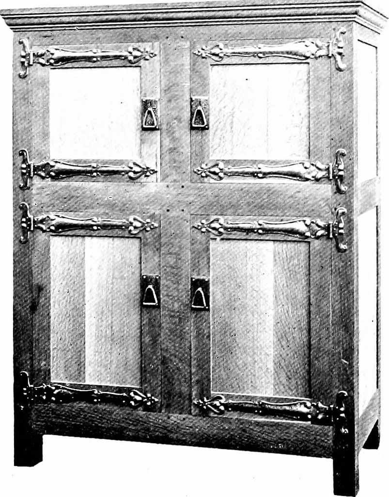 An illustration from The house beautiful and useful; being practical suggestions on furnishing and decoration, 1907, leaf 150
