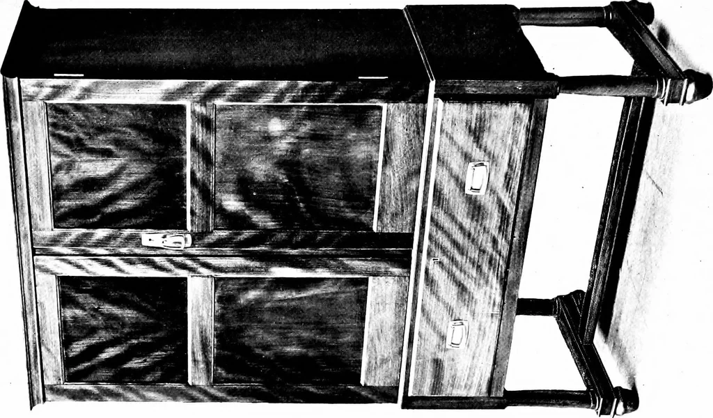 An illustration from The house beautiful and useful; being practical suggestions on furnishing and decoration, 1907, leaf 159