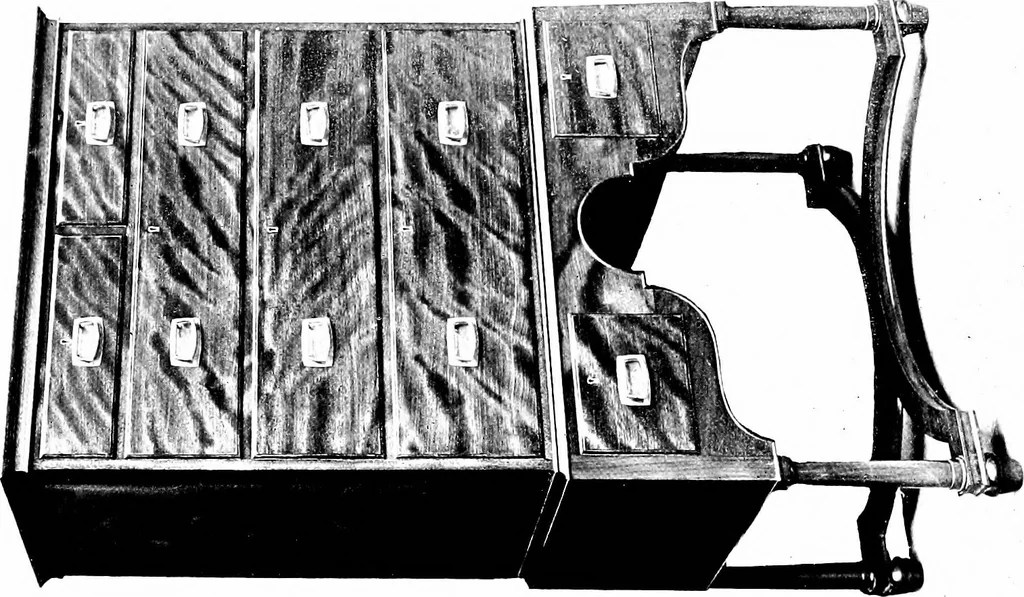 An illustration from The house beautiful and useful; being practical suggestions on furnishing and decoration, 1907, leaf 159