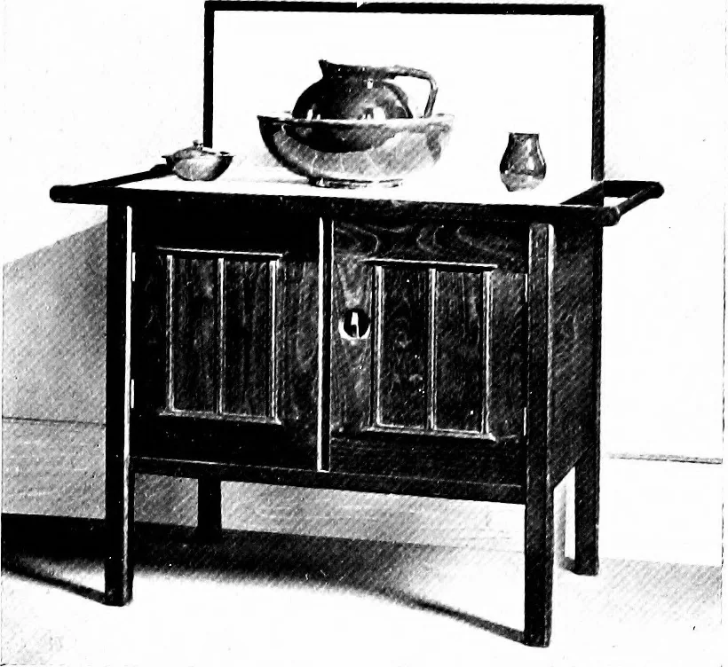 An illustration from The house beautiful and useful; being practical suggestions on furnishing and decoration, 1907, leaf 170