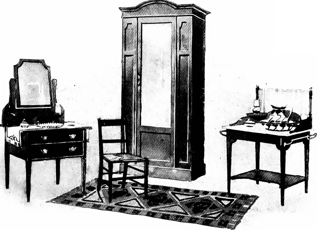 An illustration from The house beautiful and useful; being practical suggestions on furnishing and decoration, 1907, leaf 172