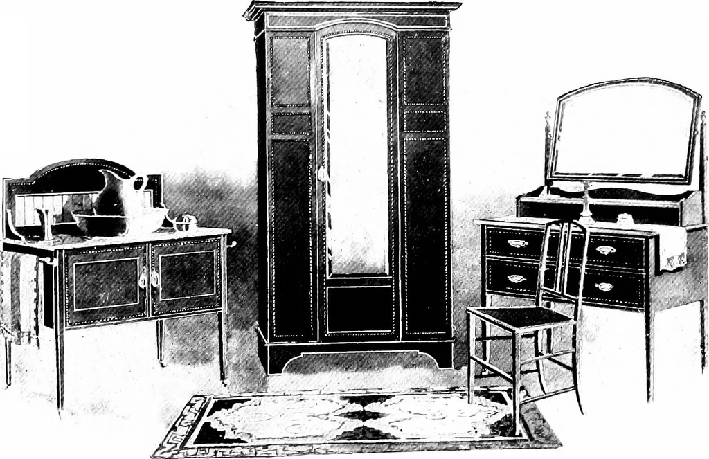 An illustration from The house beautiful and useful; being practical suggestions on furnishing and decoration, 1907, leaf 172