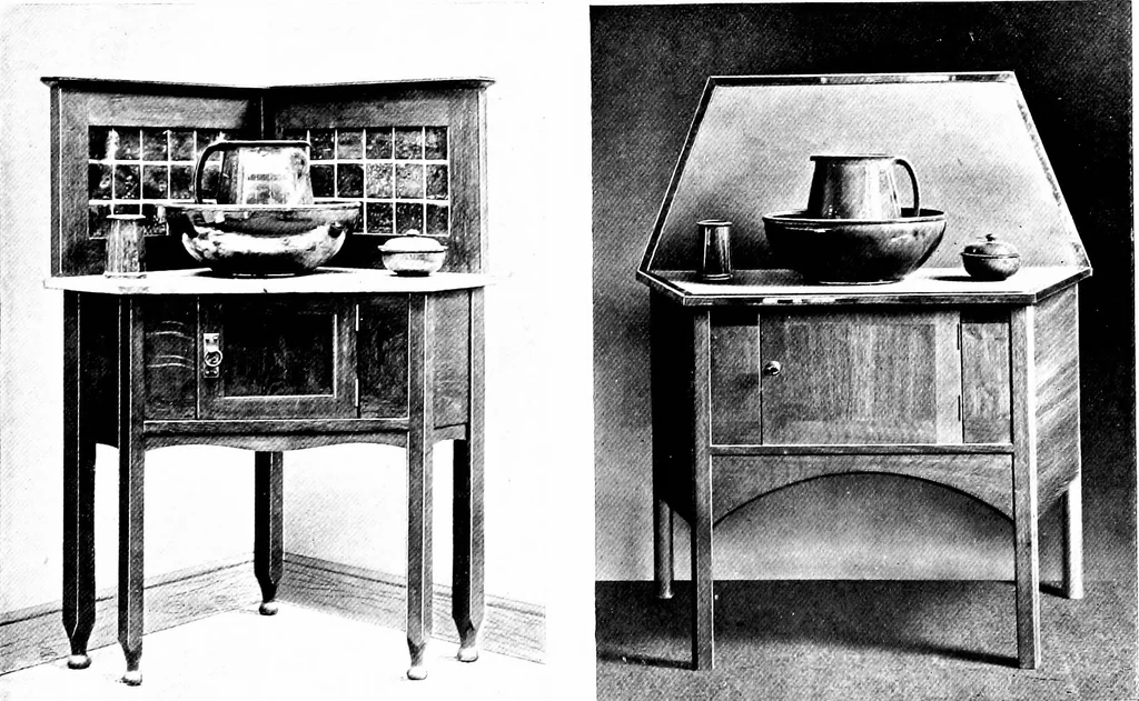 An illustration from The house beautiful and useful; being practical suggestions on furnishing and decoration, 1907, leaf 174