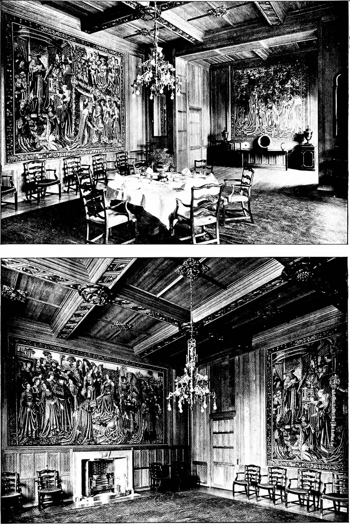 An illustration from The house beautiful and useful; being practical suggestions on furnishing and decoration, 1907, leaf 205