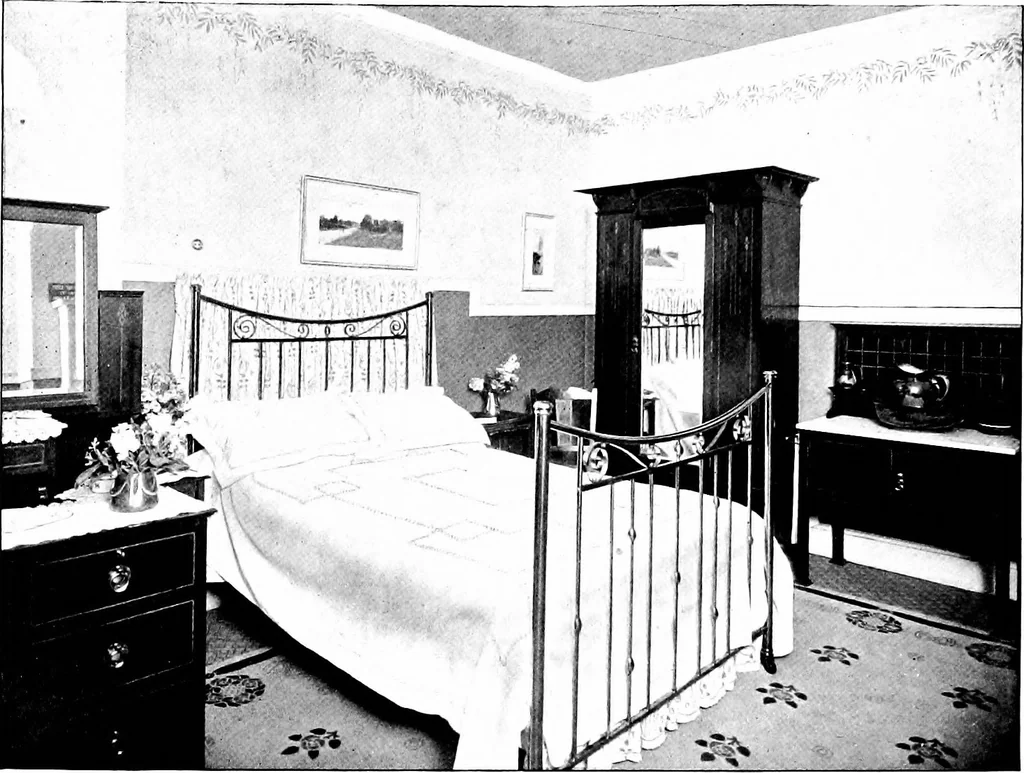 An illustration from The house beautiful and useful; being practical suggestions on furnishing and decoration, 1907, leaf 215