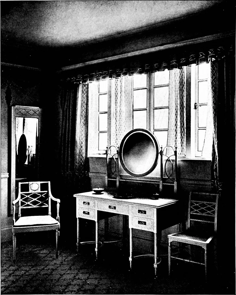 An illustration from The house beautiful and useful; being practical suggestions on furnishing and decoration, 1907, leaf 216