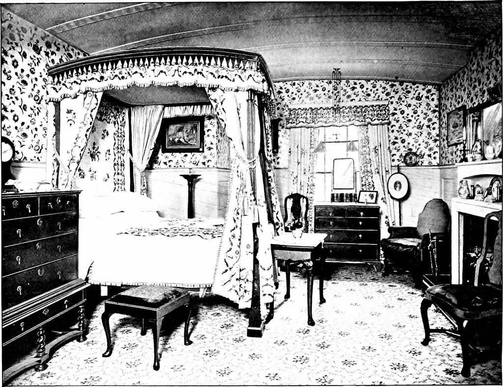 An illustration from The house beautiful and useful; being practical suggestions on furnishing and decoration, 1907, leaf 217