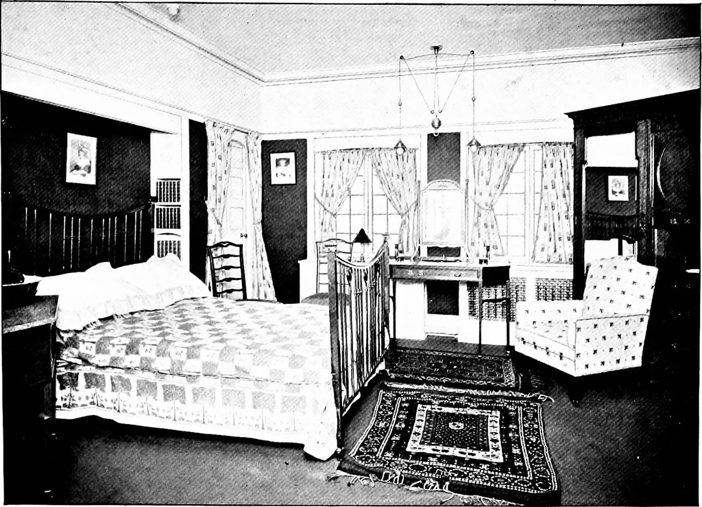 An illustration from The house beautiful and useful; being practical suggestions on furnishing and decoration, 1907, leaf 218