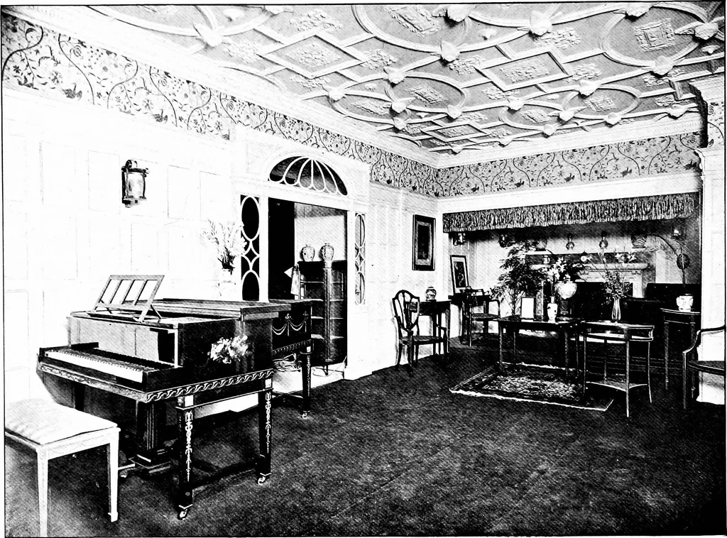 An illustration from The house beautiful and useful; being practical suggestions on furnishing and decoration, 1907, leaf 222