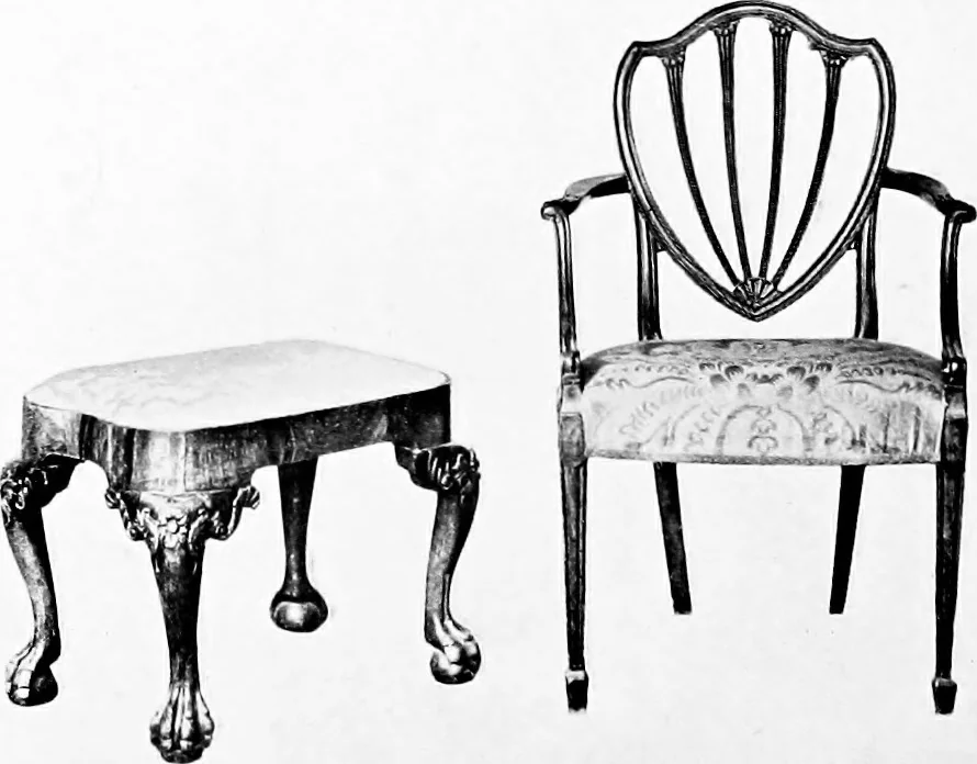 An illustration from The house beautiful and useful; being practical suggestions on furnishing and decoration, 1907, leaf 99